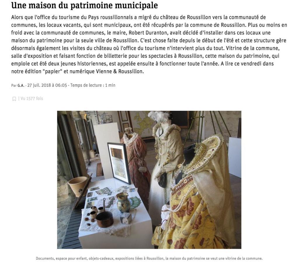 Le Charles IX Lejlighed Roussillon  Eksteriør billede